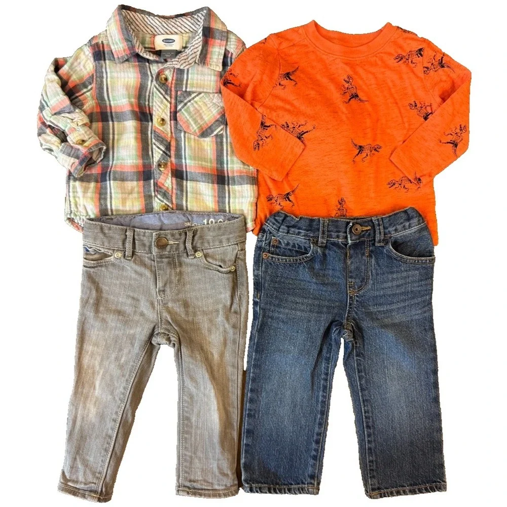 Gap Toddler Baby Boy 12-18 12/18 Months Clothes Shirts Pants Jeans Long Sleeve